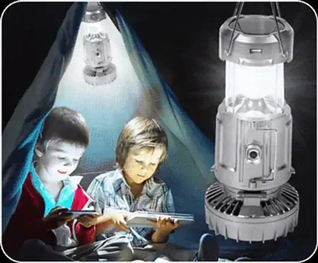 Portable LED Camping Lantern With Fan - Image 4