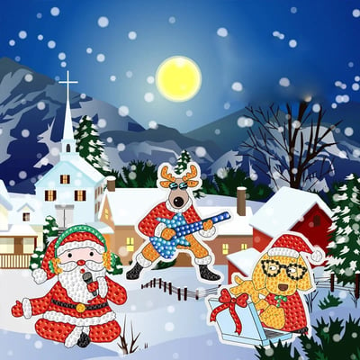 Christmas Diamond Painting Sticker Kit - Image 6