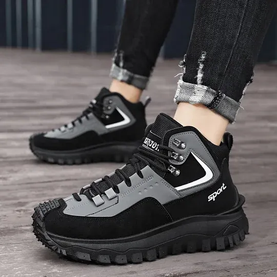 Limited Time Sale 50 OFF Mens Outdoor Hiking Boots Work boots- Waterproof Non-Sl - Image 24