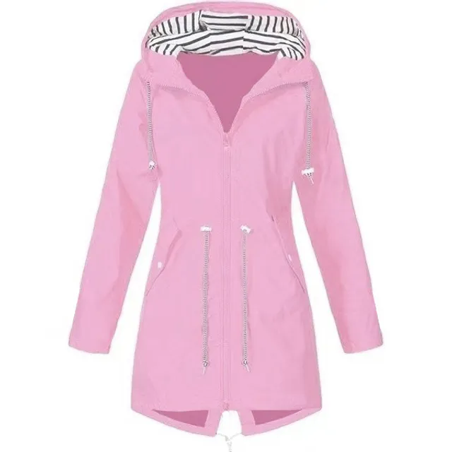 Women’s Long Outdoor Hooded Jacket – Perfect for Fall & Winter - Image 4