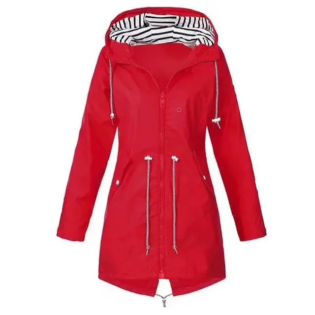Women’s Long Outdoor Hooded Jacket – Perfect for Fall & Winter - Image 7