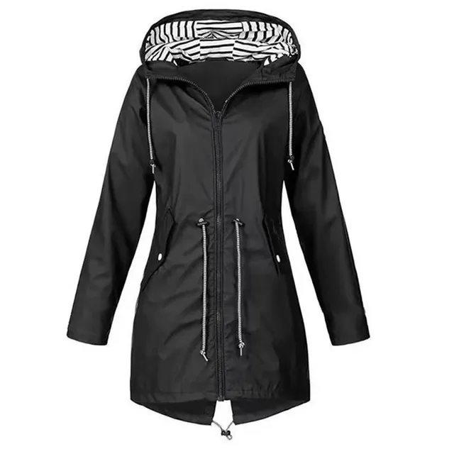 Women’s Long Outdoor Hooded Jacket – Perfect for Fall & Winter - Image 5