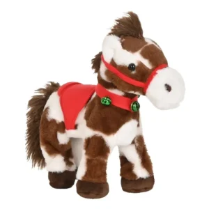 Spotted Electric Plush Horse