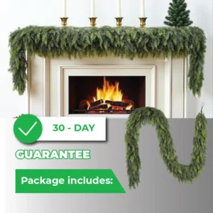 🎄Christmas Sale 50% OFF⛄️Premium Artificial Cedar Garland (6 FT / 1.8 M)