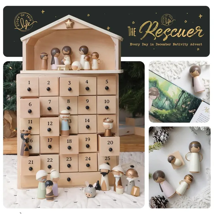 🔥HOT SALE 49% OFF- ✝️The Rescuer –Nativity Advent Calendar