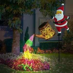 Christmas Claus Solar Kettle Lights